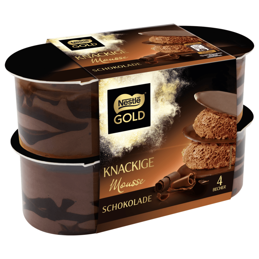 Nestlé Gold Knackige Mousse Schokolade 4x57g